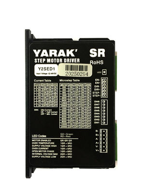 Y2SED1 3.0A 2 Φάσης DC Stepper Motor Drive Nema 8 έως 17 Υβριδικό Stepper Motor Driver