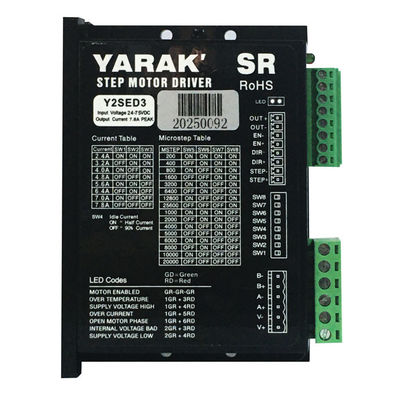 Y2SED3 7.8A DC Stepper Drive 2 φάσης με έξοδο συναγερμού 24 - 75VDC εισροή