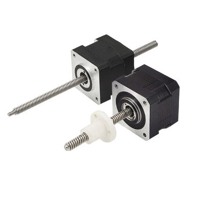 35LHS σειρά έξι καλώδια 250N Δύναμη 2 φάση Nema14 No Captive & External Nut Υβριδικό γραμμικό Stepper κινητήρες γραμμικά ακουατήρες