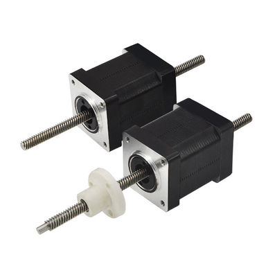 35LHS σειρά διπλού άξονα 300N δύναμη 2Phase Nema14 No Captive & External Nut Υβριδικό γραμμικό κινητήρες βήμα ακουατόρες
