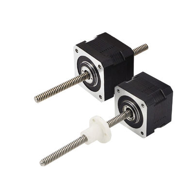 42LHS σειρά έξι καλώδια 250N Δύναμη 2 φάση Nema17 No Captive & External Nut Υβριδικό γραμμικό Stepper Motors γραμμικά ακουτήρες